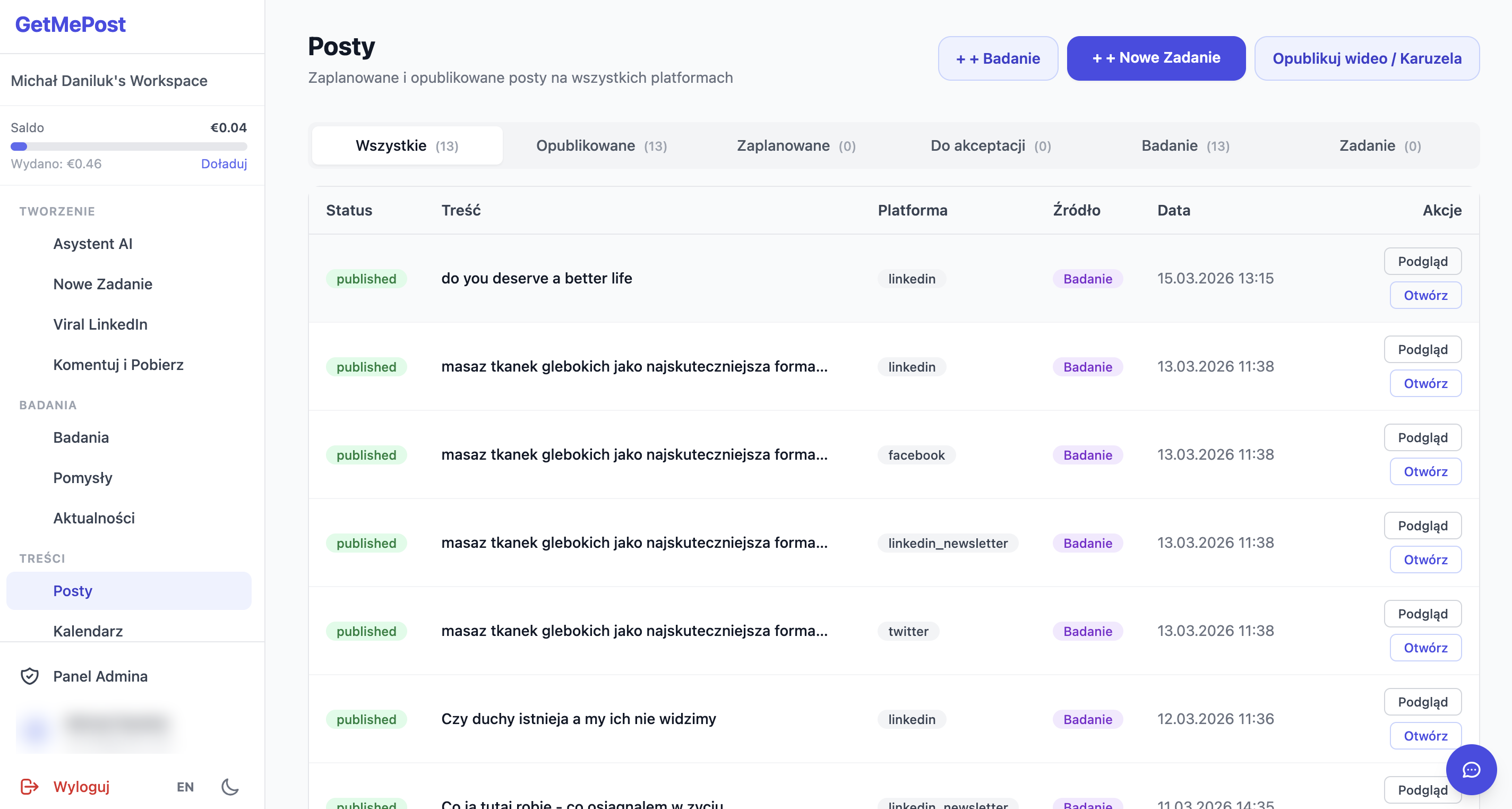 GetMePost — analytics